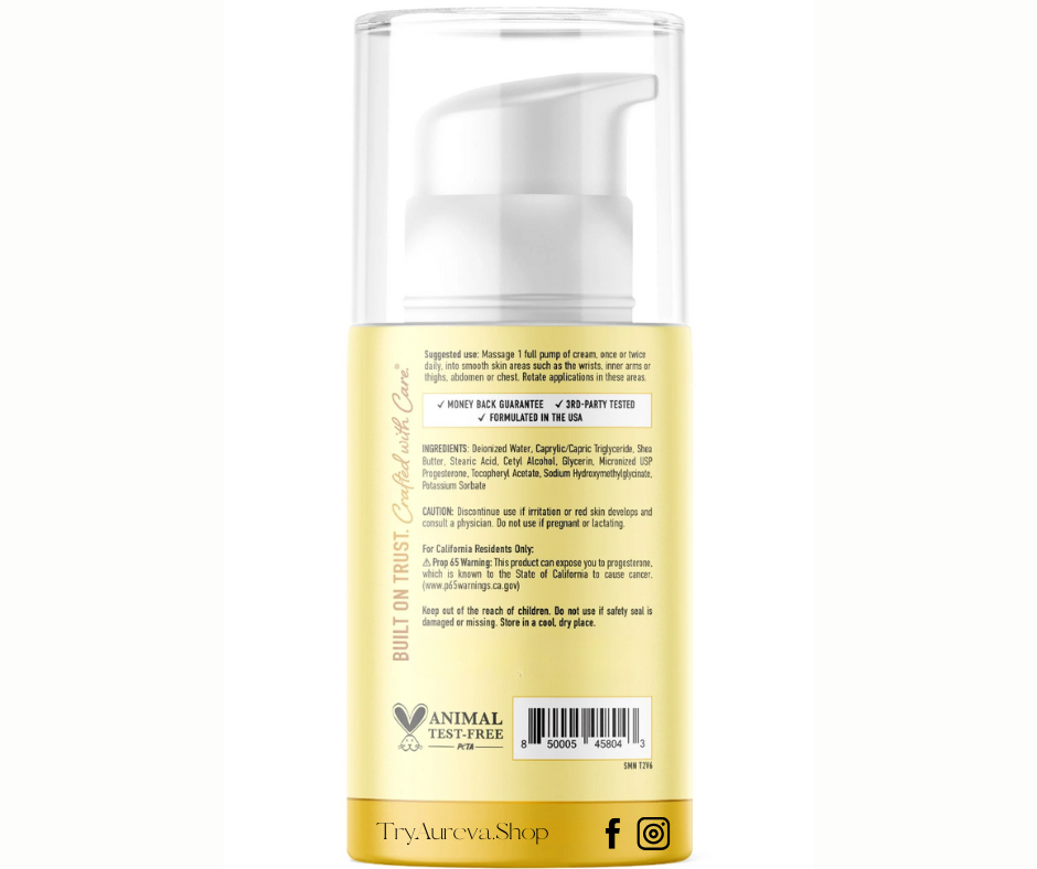 Aureva Progesterone Enhancing Cream