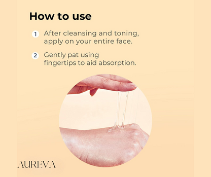 AUREVA Snail Mucin 96% Power Repairing Essence, Hydrating Serum for Face with Snail Secretion Filtrate for Dull Skin & Fine Lines